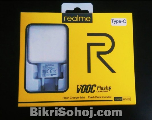 Realme Flash Vooc Charger With Type-C Cable